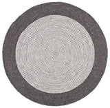 Safavieh Braided Brd904H Charcoal/Ivory Rugs.