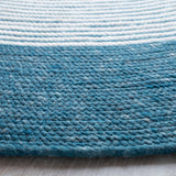 Safavieh Braided Brd904M Teal/Ivory Rugs.