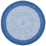 Safavieh Braided Brd904N Navy/Ivory Rugs.