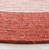 Safavieh Braided Brd904Q Red/Ivory Rugs.