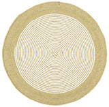 Safavieh Braided Brd904Y Green/Ivory Rugs.