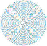 Safavieh Braided Brd905M Blue/Ivory Rugs.