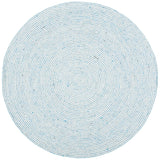 Safavieh Braided Brd905M Blue/Ivory Rugs.