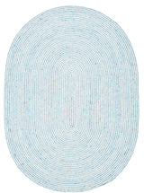 Safavieh Braided Brd905M Blue/Ivory Rugs.