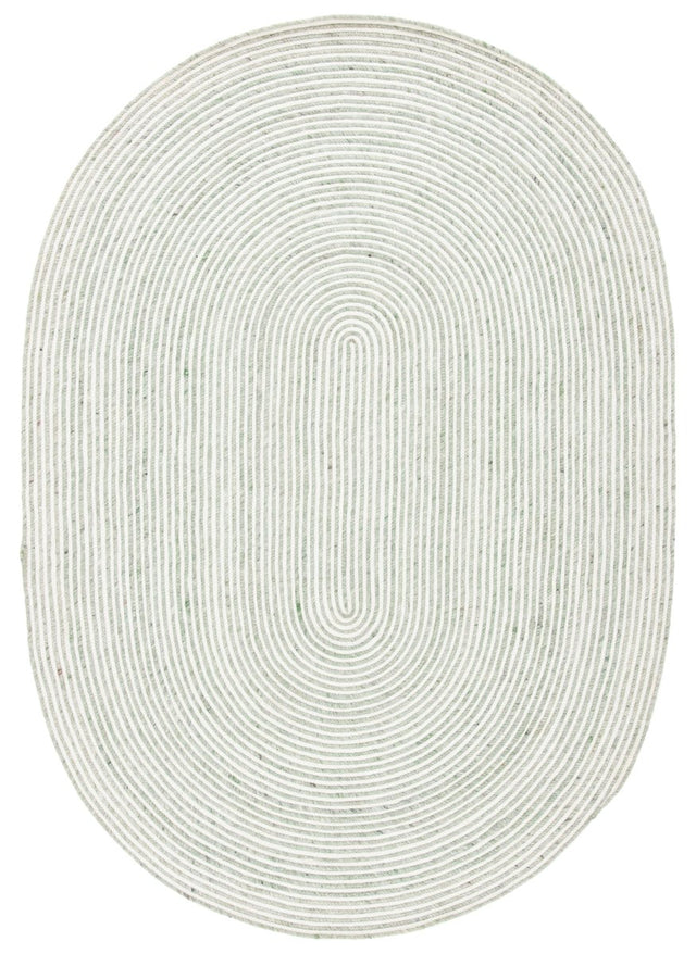 Safavieh Braided Brd905Y Green/Ivory Rugs.