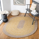 Safavieh Braided Brd908D Gold/Beige Rugs.