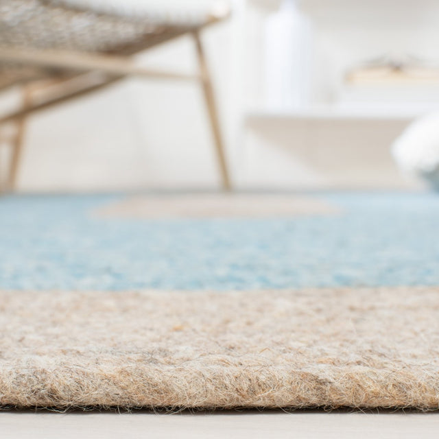 Safavieh Braided Brd908M Blue/Beige Rugs.