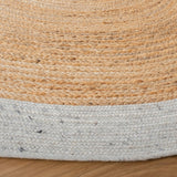 Safavieh Braided Brd910F Light Grey/Natural Rugs.