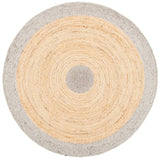 Safavieh Braided Brd910G Silver/Natural Rugs.