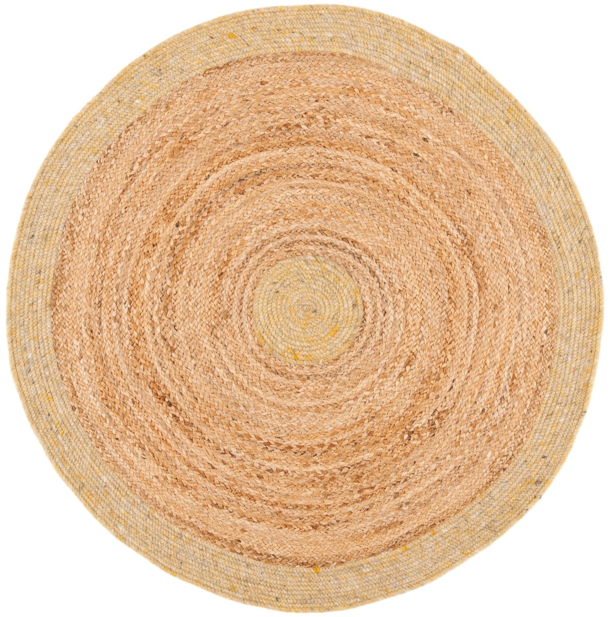 Safavieh Braided Brd910W Gold/Natural Rugs.