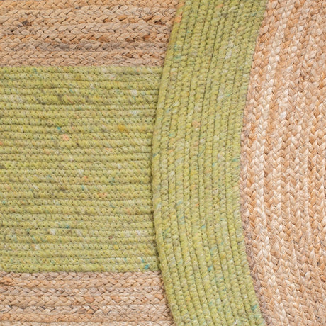 Safavieh Braided Brd910Y Green/Natural Rugs.