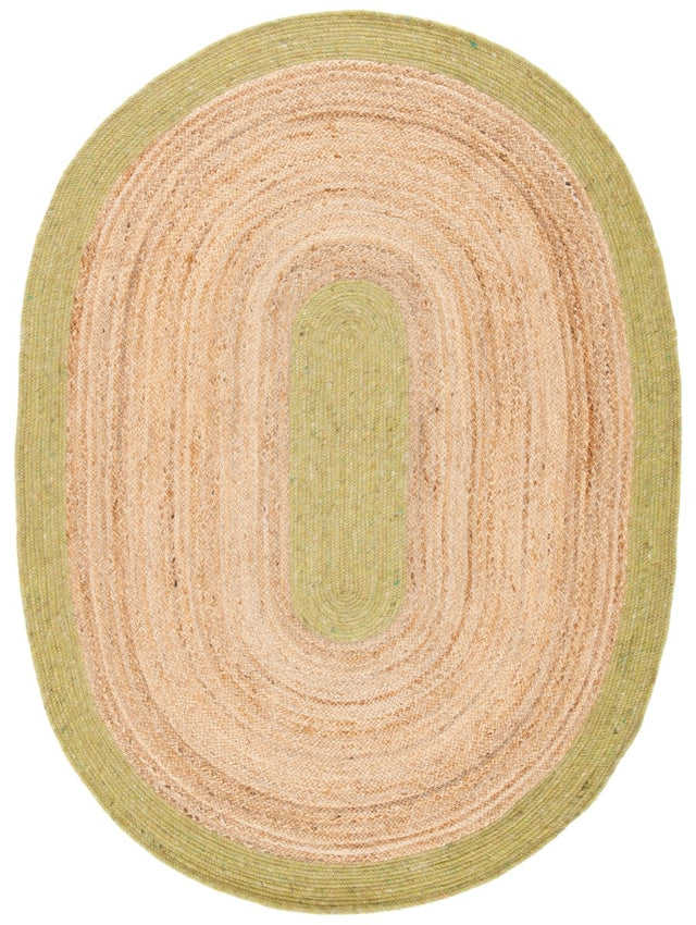 Safavieh Braided Brd910Y Green/Natural Rugs.