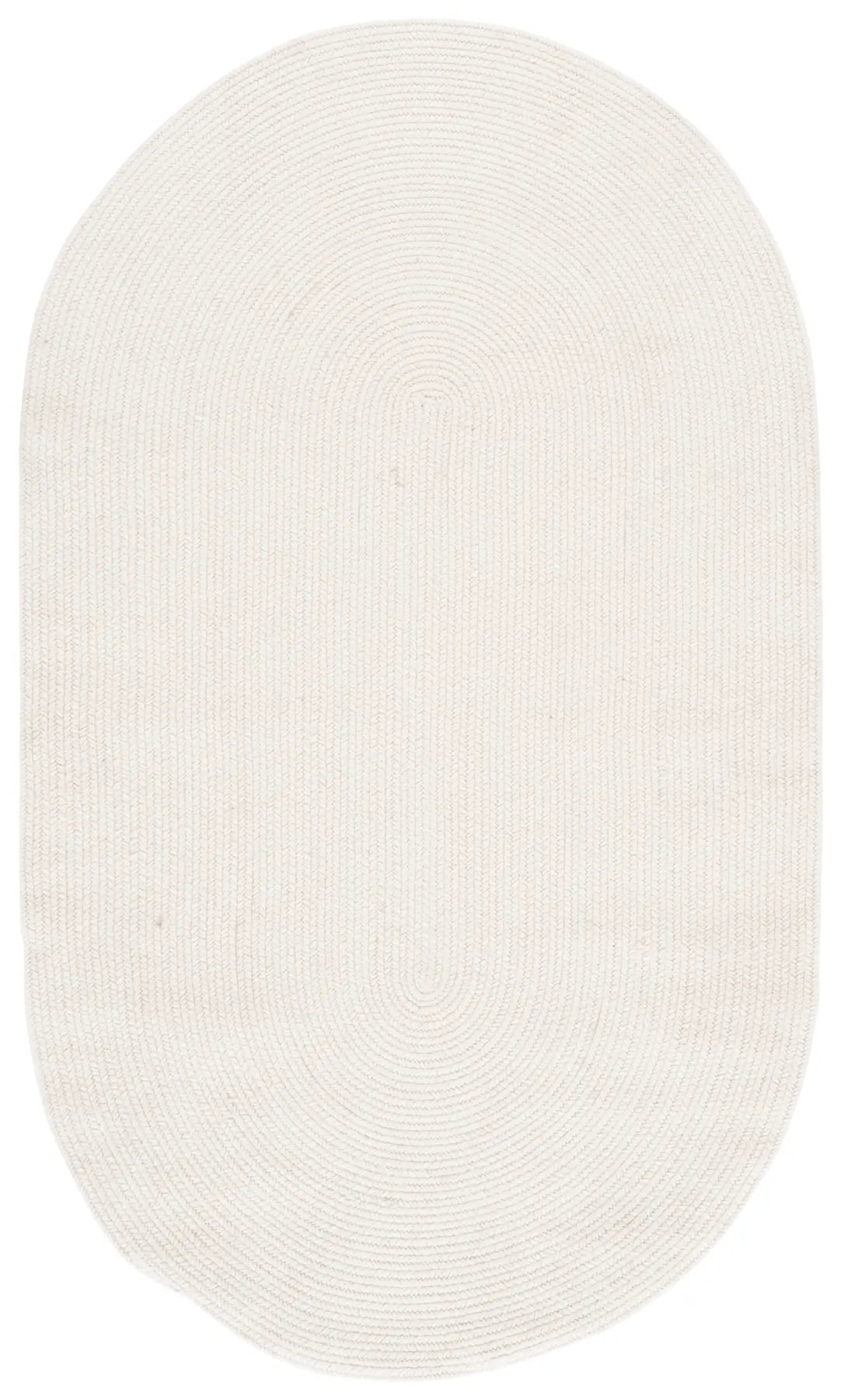 Safavieh Braided Fine Wool 3'-0" x 5'-0" Rug in Ivory