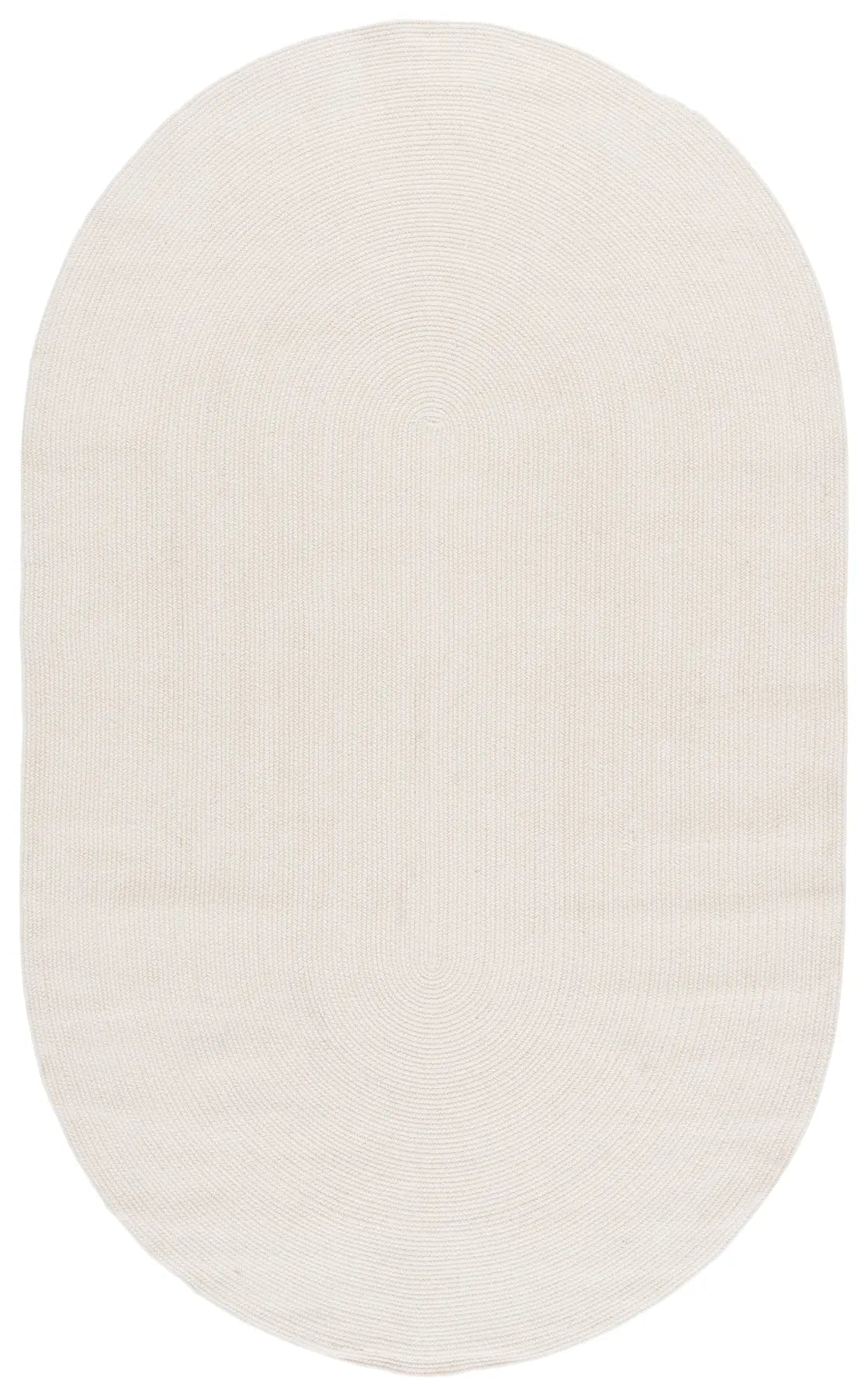 Safavieh Braided Fine Wool 5'-0" x 8'-0" Rug in Ivory