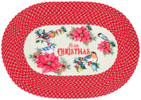Safavieh Braided Posters 2'-0" x 3'-0" Rug in Ivory / Red