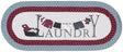 Safavieh Braided Posters 1'-8" x 4'-0" Rug in Ivory / Blue