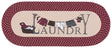 Safavieh Braided Posters 1'-8" x 4'-0" Rug in Beige / Burgundy Red