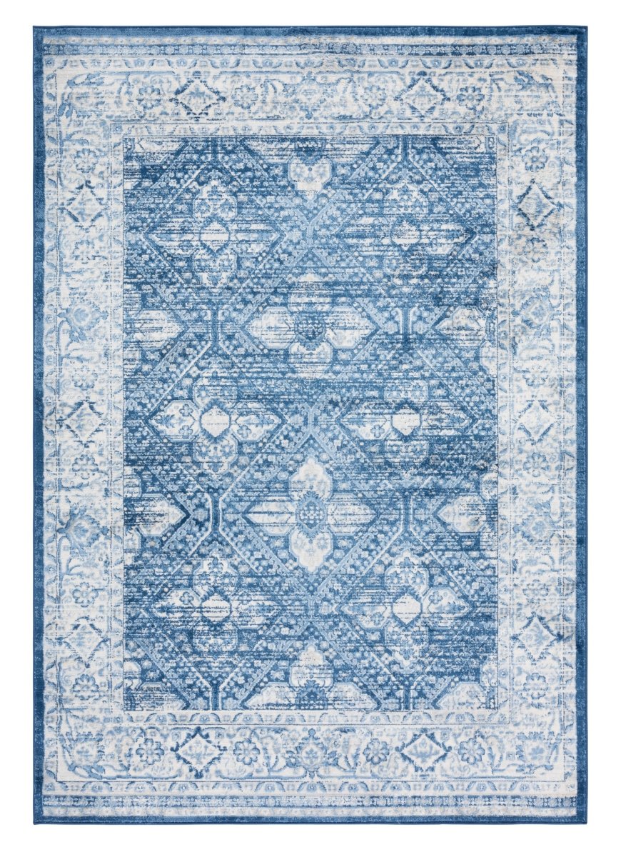 Safavieh Brentwood Bnt800A Ivory/Navy Rug.