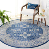 Safavieh Brentwood Bnt800A Ivory/Navy Rug.