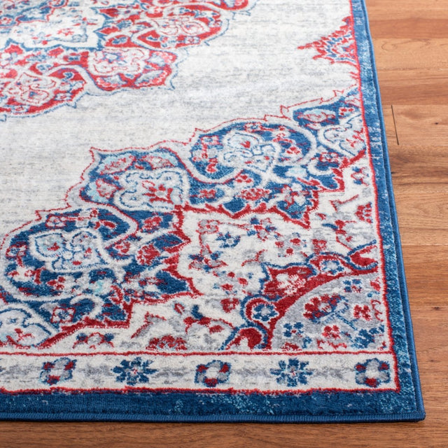 Safavieh Brentwood Bnt802A Ivory/Red Rug.
