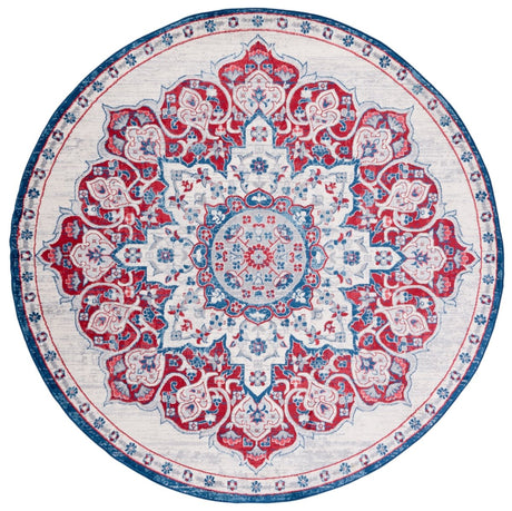 Safavieh Brentwood Bnt802A Ivory/Red Rug.