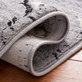 Safavieh Brentwood Bnt802G Silver/Black Rug.