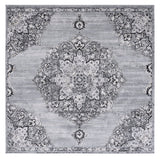 Safavieh Brentwood Bnt802G Silver/Black Rug.