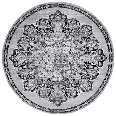 Safavieh Brentwood Bnt802H Grey/Black Rug.