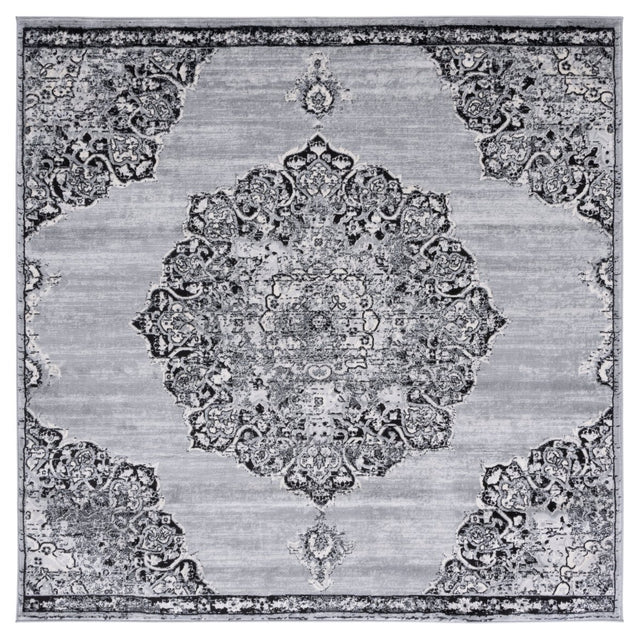 Safavieh Brentwood Bnt802H Grey/Black Rug.