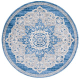 Safavieh Brentwood Bnt802M Blue/Grey Rug.