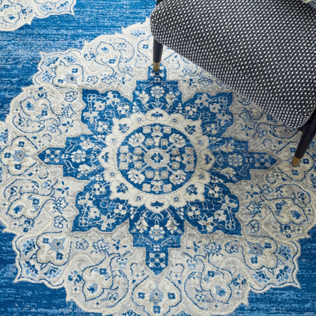 Safavieh Brentwood Bnt802N Navy/Grey Rug.