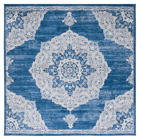 Safavieh Brentwood Bnt802N Navy/Grey Rug.