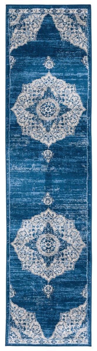 Safavieh Brentwood Bnt802P Navy/Ivory Rug.