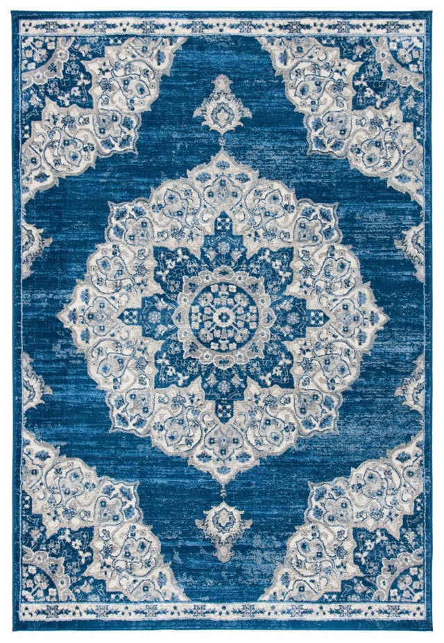 Safavieh Brentwood Bnt802P Navy/Ivory Rug.