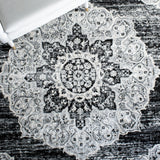 Safavieh Brentwood Bnt802Z Black/Grey Rug.