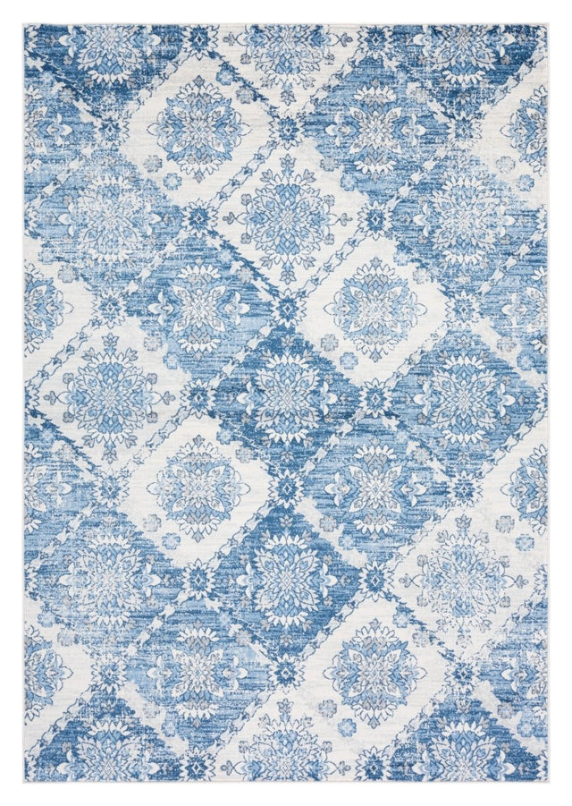 Safavieh Brentwood Bnt806A Ivory/Blue Rug.