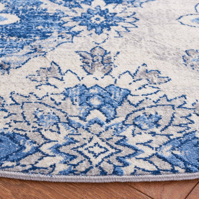 Safavieh Brentwood Bnt806A Ivory/Blue Rug.