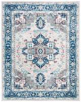 Safavieh Brentwood Bnt811G Light Grey/Blue Rugs.