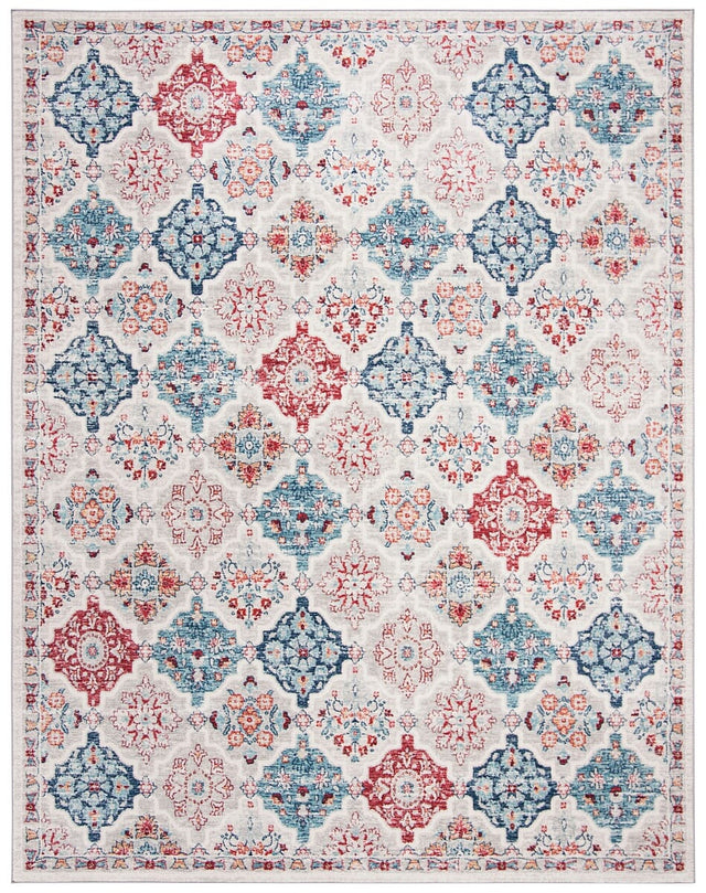 Safavieh Brentwood Bnt815A Cream/Blue Rug.