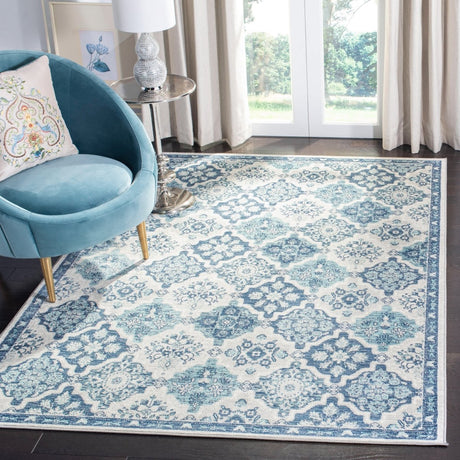 Safavieh Brentwood Bnt815M Navy/Grey Rugs.