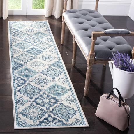 Safavieh Brentwood Bnt815M Navy/Grey Rugs.