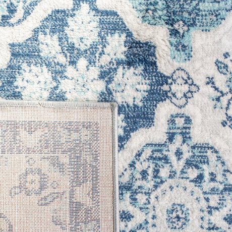 Safavieh Brentwood Bnt815M Navy/Grey Rugs.