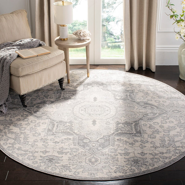 Safavieh Brentwood Bnt816B Grey/Cream Rug.