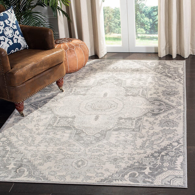 Safavieh Brentwood Bnt816B Grey/Cream Rug.