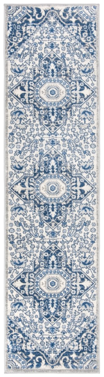 Safavieh Brentwood Bnt816D Cream/Blue Rugs.