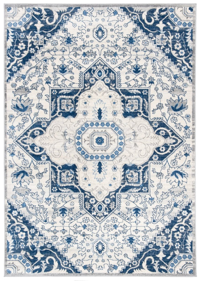 Safavieh Brentwood Bnt816D Cream/Blue Rugs.