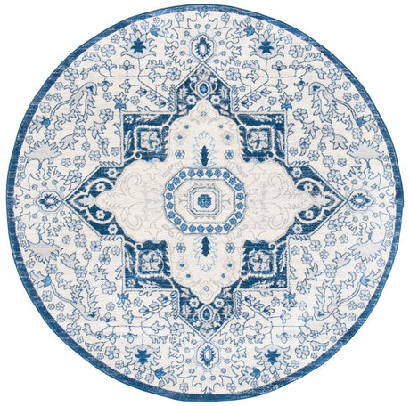Safavieh Brentwood Bnt816D Cream/Blue Rugs.