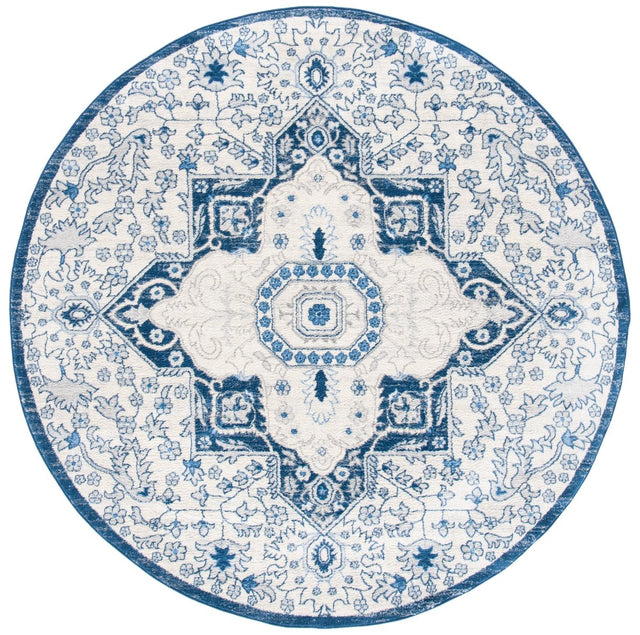 Safavieh Brentwood Bnt816D Cream/Blue Rugs.