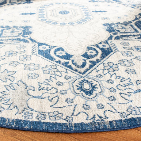 Safavieh Brentwood Bnt816D Cream/Blue Rugs.