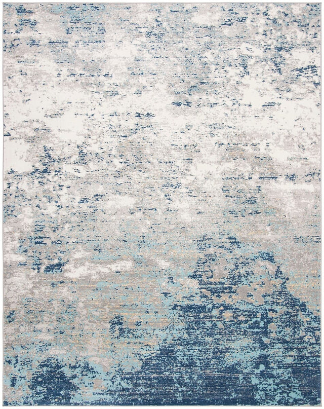 Safavieh Brentwood Bnt822F Light Grey/Blue Rug.